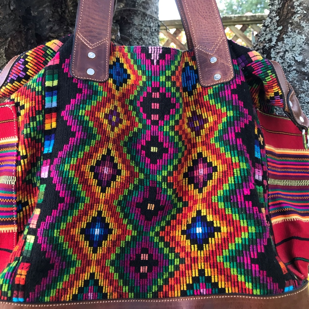 Alma Guatemala Large Transitional Bag Huipil